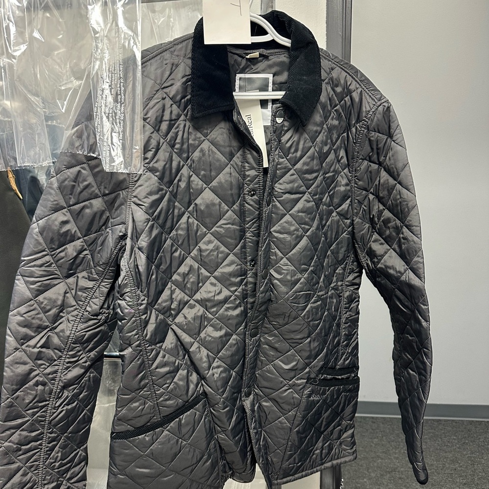 Barbour x Pantone Collaboration Large Gray Quilted Jacket